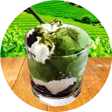 和束茶パフェのイメージ